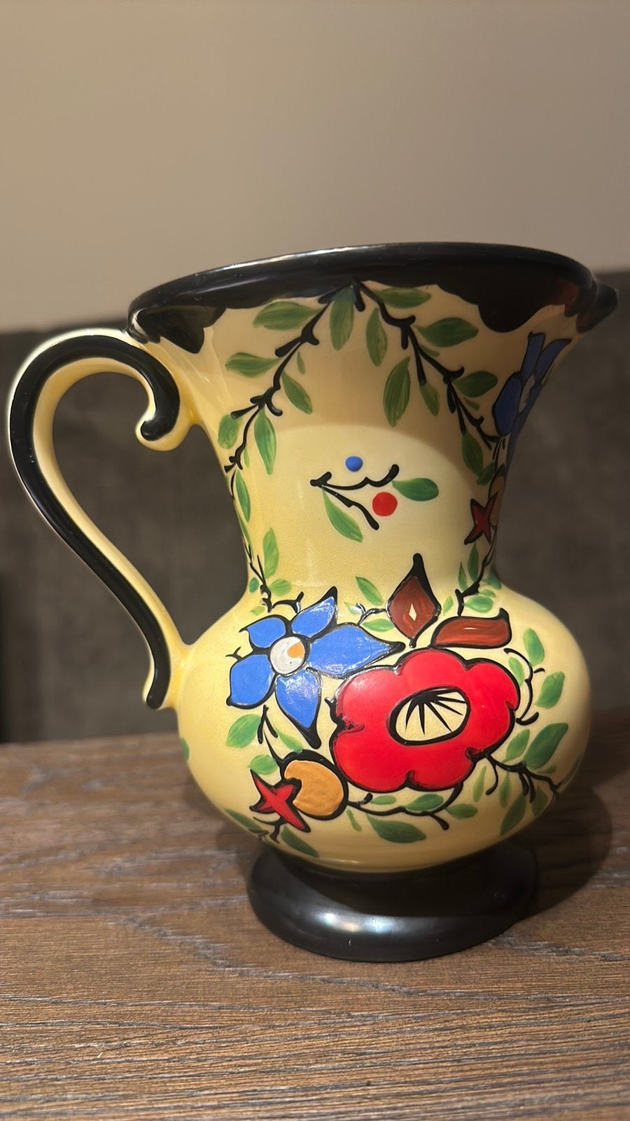 antieke keramische vaas Boch Frères La Louvière., Ophalen