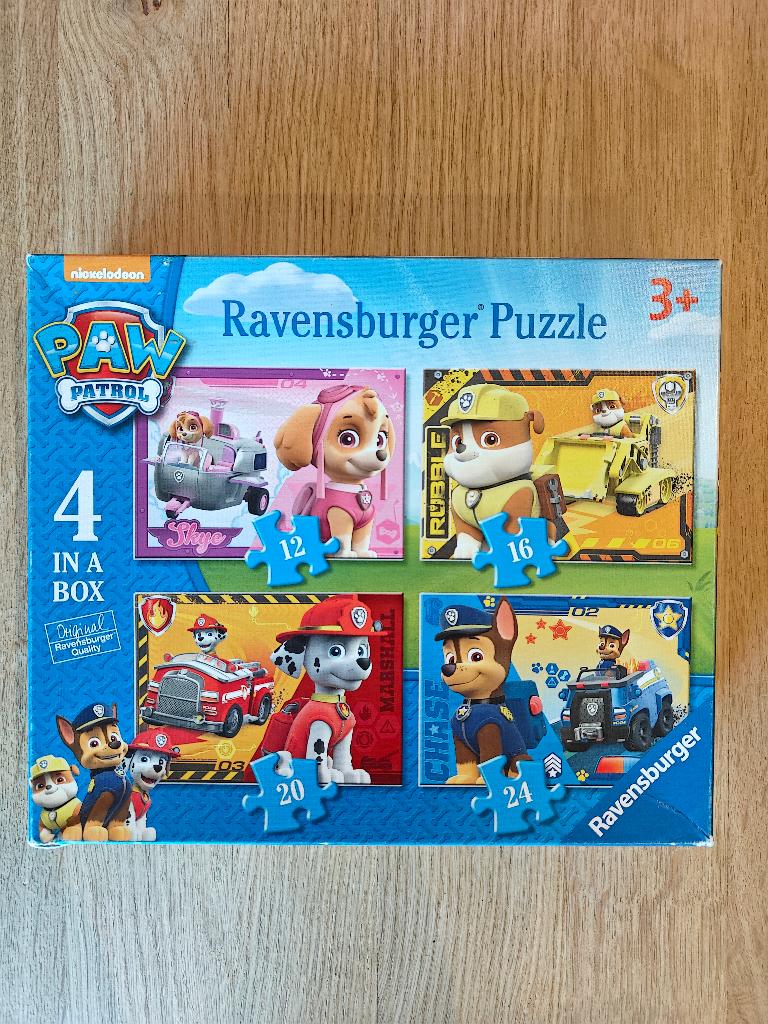 Twee 4-in-1 Puzzels: Paw Patrol, Ophalen, 10 tot 50 stukjes, Zo goed als nieuw