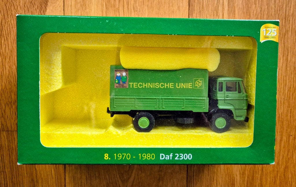 Lion Toys DAF 2300 "Technische Unie", Hobby en Vrije tijd, Ophalen of Verzenden, Nieuw, Bus of Vrachtwagen, Lion Toys