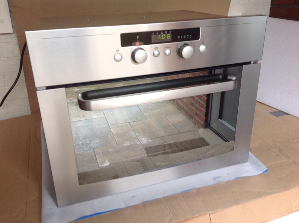 Whirlpool combimagnetron oven, Ophalen, Combimagnetron, Crisp, Zo goed als nieuw