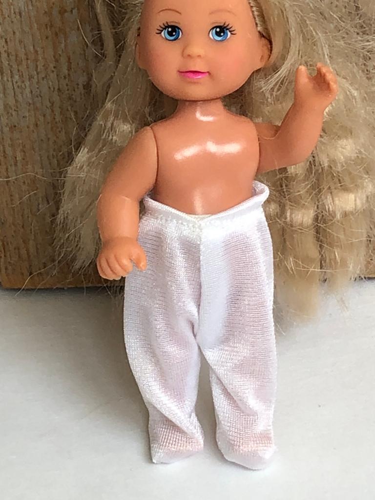 Witte broek voor Barbie kind, Ophalen of Verzenden, Zo goed als nieuw, Barbie