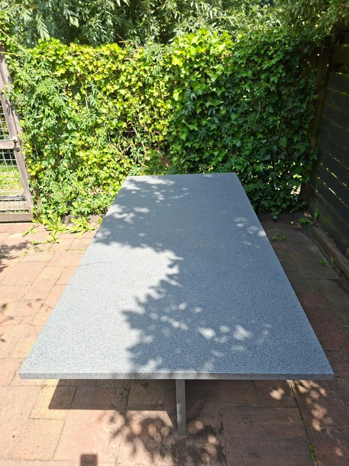 Tuin tafel natuursteen massief, Ophalen, Gebruikt, Rechthoekig, Overige materialen