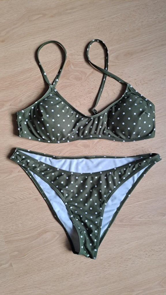 Bikini, Verzenden, Gedragen, Groen, Bikini