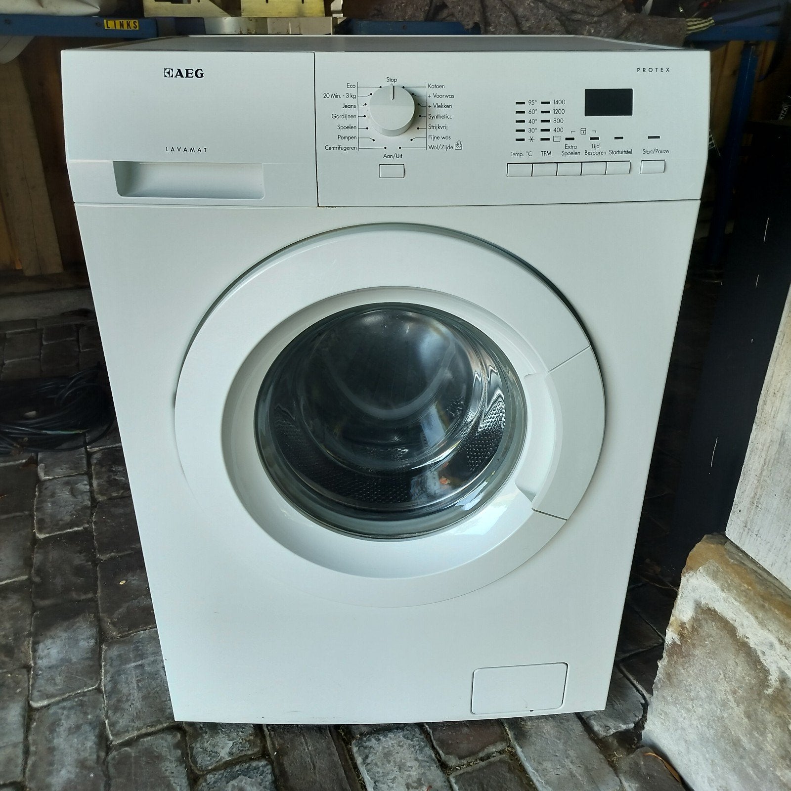 AEG Lavamat Protex Wasmachine - Model L60460FL, Gebruikt, Ophalen of Verzenden, Voorlader, 85 tot 90 cm
