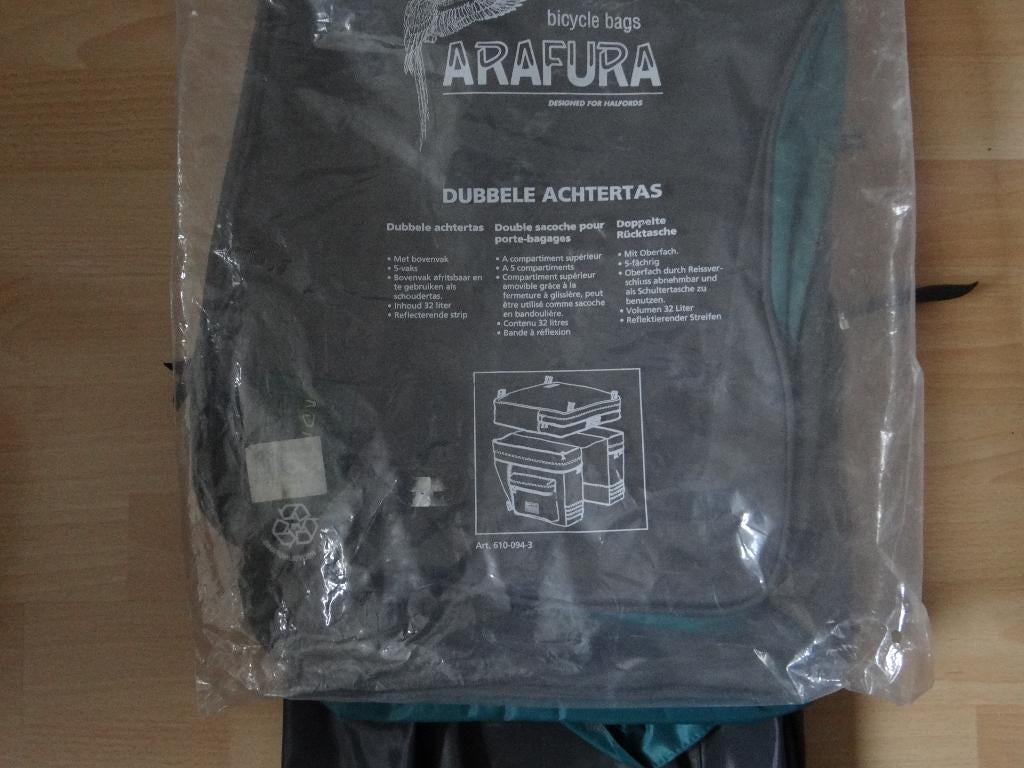 Arafura dubbele waterdichte fietstassen      , Ophalen of Verzenden, Zo goed als nieuw, Arafura