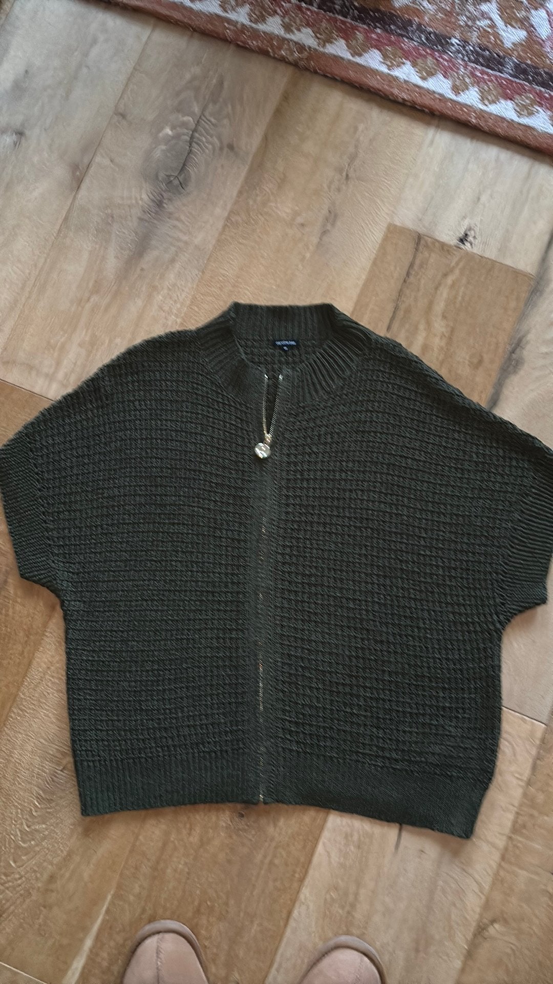Caroline Biss mosgroen vest nieuw maat 44, Verzenden, Nieuw, Maat 42/44 (L), Groen