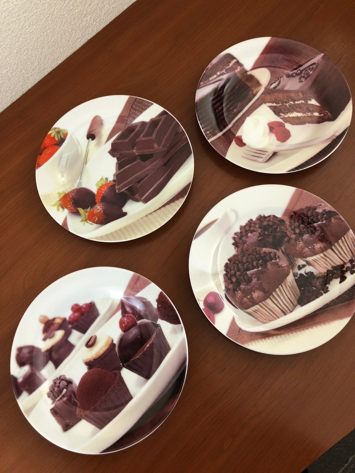 Porseleinen dessert borden, Huis en Inrichting, Keuken | Servies, Ophalen, Nieuw, Bord(en), Overige stijlen