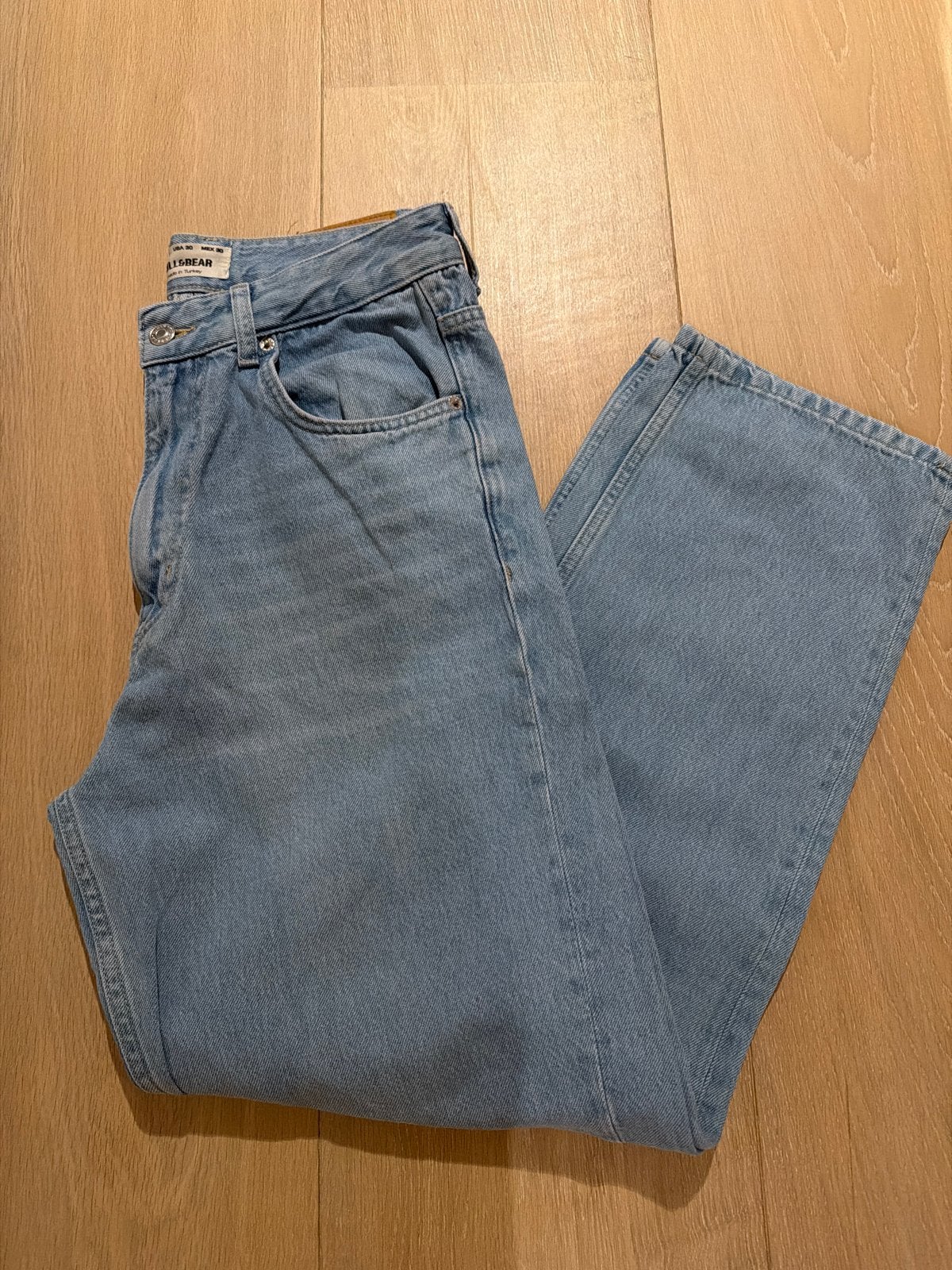 Pull&Bear Spijkerbroek - Maat EUR 38 / USA 30, Ophalen of Verzenden, Zo goed als nieuw, Blauw