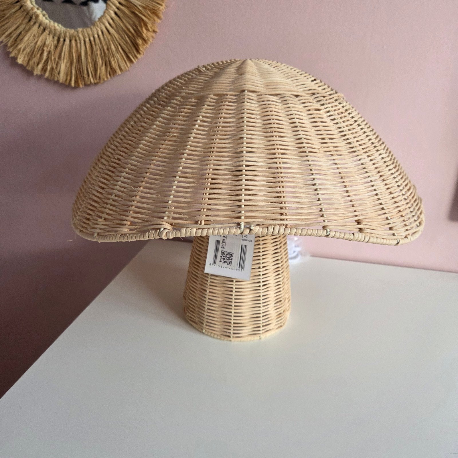 Tafellamp rotan - Kidsdepot Boletus, Ophalen, Nieuw, Rond