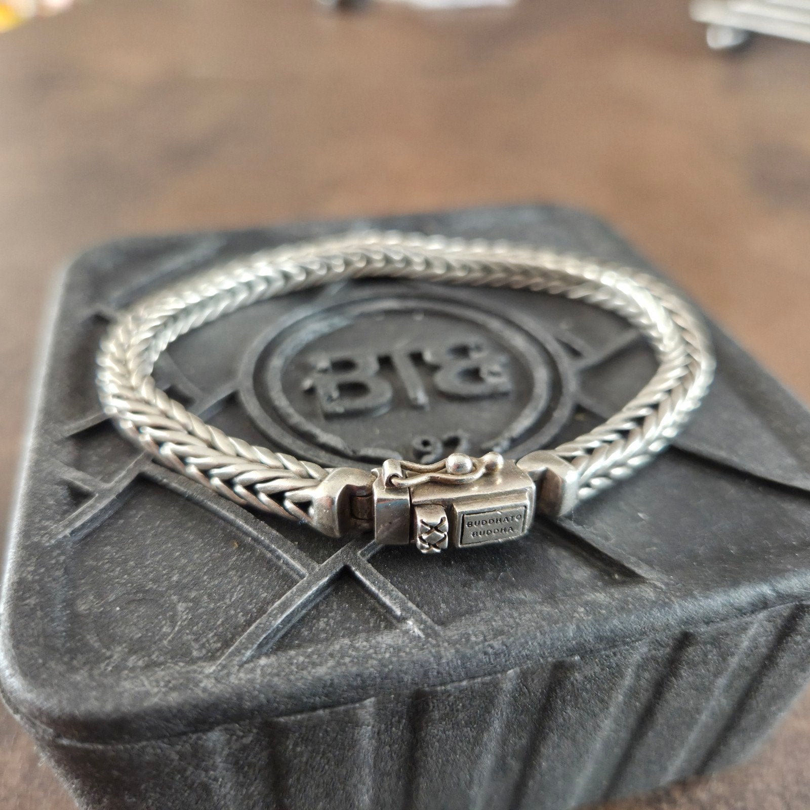 Buddha to Buddha Barbara armband, Ophalen of Verzenden, Zo goed als nieuw, Zilver, Zilver
