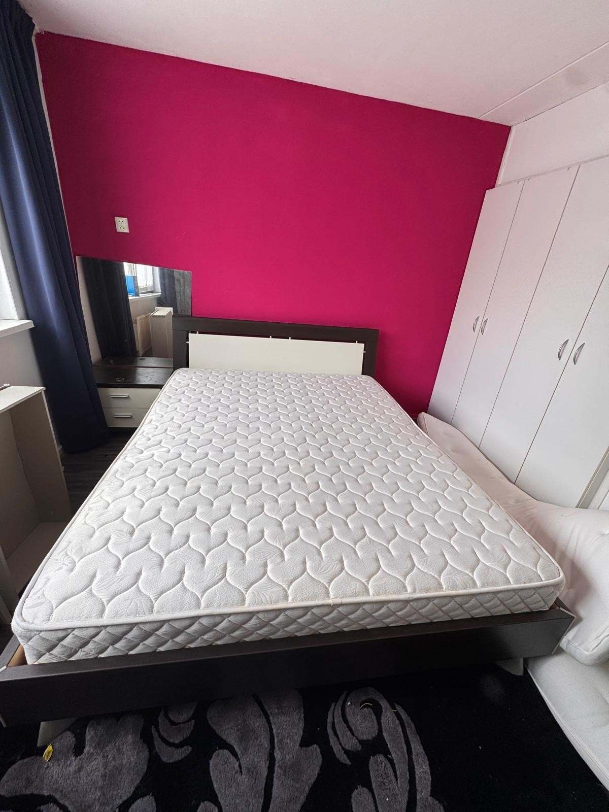 2 persoonsbed, Ophalen of Verzenden, Gebruikt, Eenpersoons, 90 cm