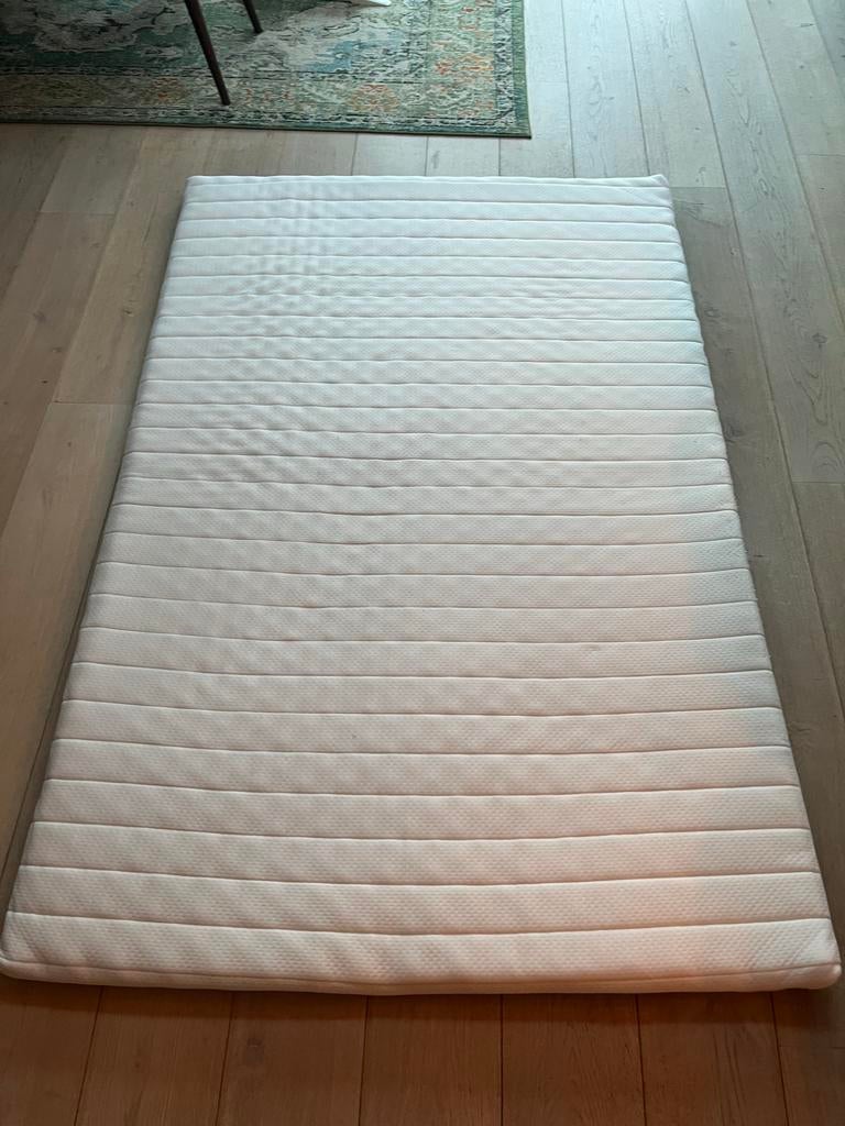 Topper 140x210 cm met 2 gratis molton hoeslakens, Gebruikt, 210 cm, Tweepersoons, Matras