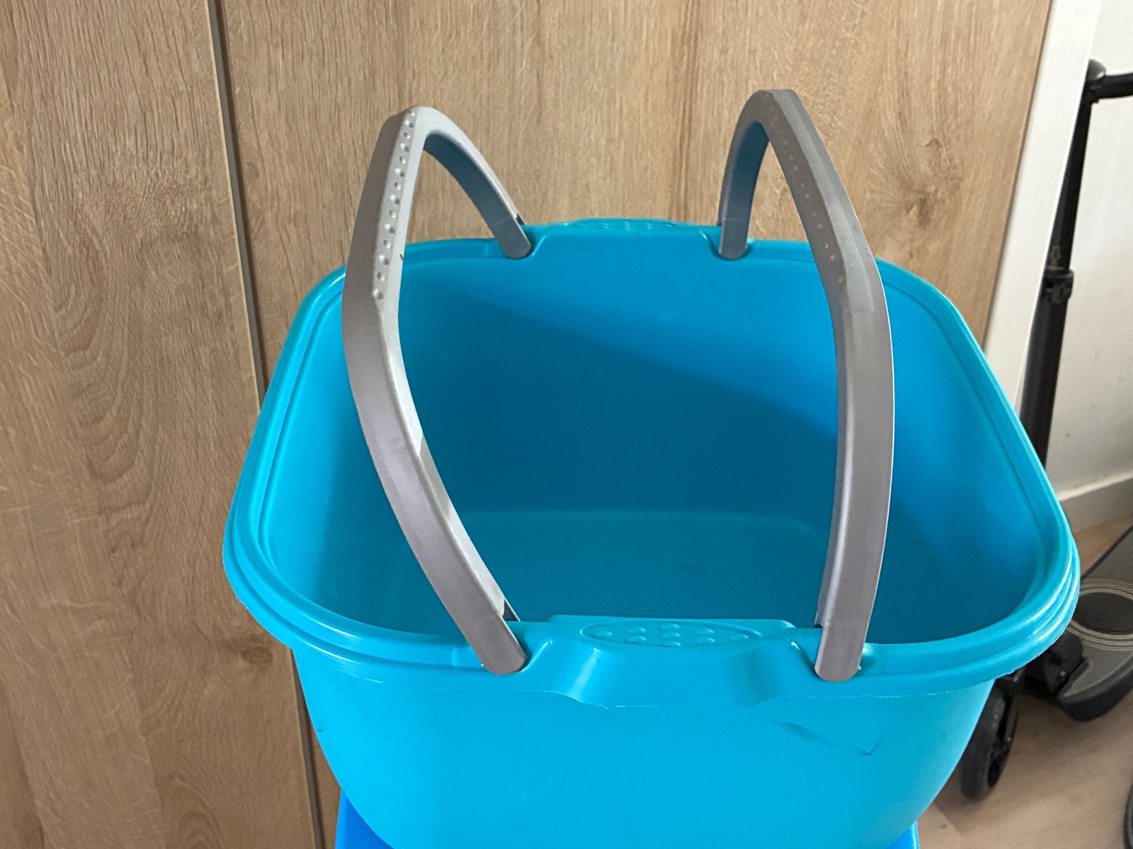 Blauwe afwasteil voor de camping - Handig en compact, Ophalen of Verzenden, Gebruikt