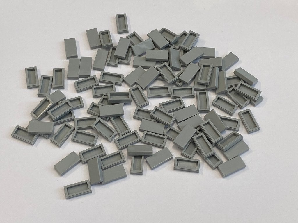 Partij nieuwe 100x 1x2 Lego tegels in diverse kleuren, Overige thema's, Lego, Nieuw, Ophalen of Verzenden