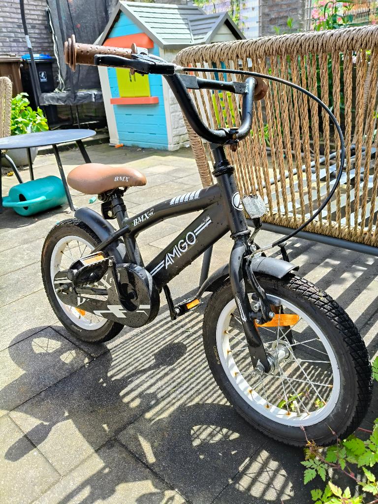 Fiets 14 inch, Fietsen en Brommers, Fietsen | Kinderfietsjes, Ophalen, Terugtraprem, Gebruikt, Minder dan 16 inch