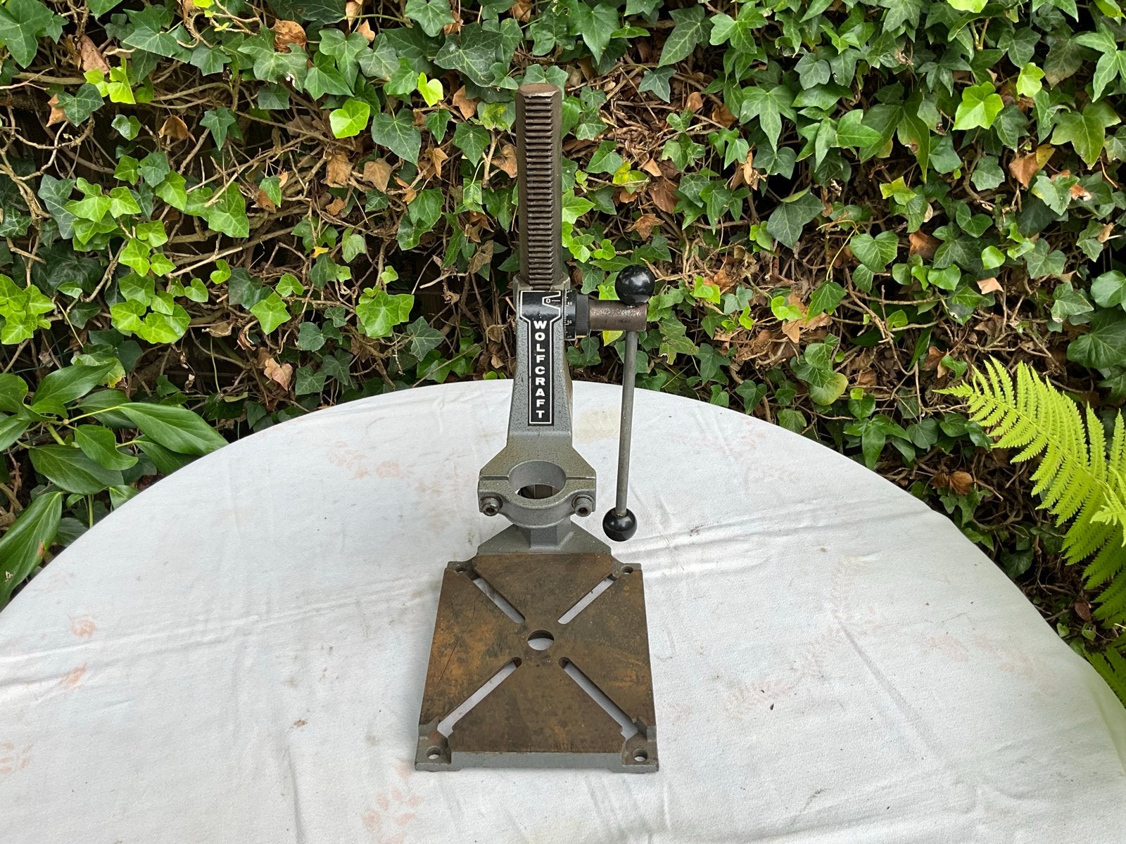 Wolfcraft Kolomboormachine - Boorstandaard, Ophalen of Verzenden, Gebruikt, Kolomboormachine