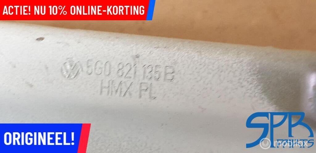 GOLF 7 Links LC9A STEUN SCHERM SCHERMSTEUN 5G0821135B WIT, Auto-onderdelen, Volkswagen, Nieuw, Ophalen of Verzenden, Volkswagen
