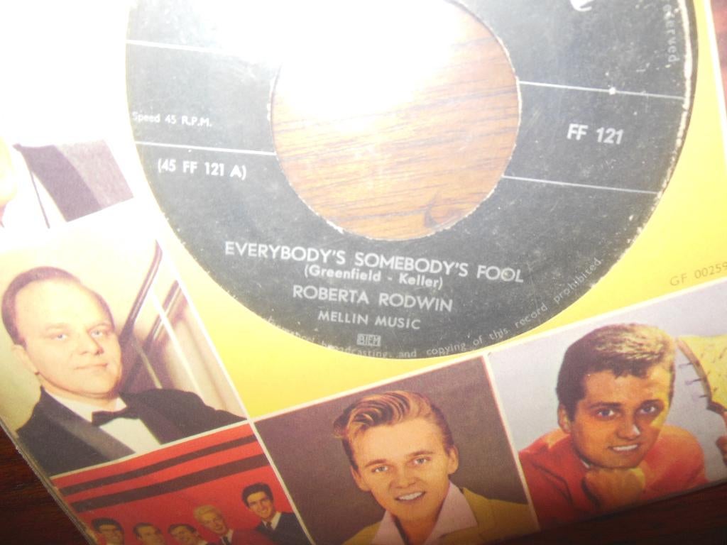 single lynn burton- roberta rodwin 45rpm jukebox vinyl 7inch, Ophalen of Verzenden, Gebruikt, 7 inch, Pop