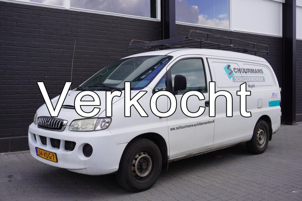 Hyundai H200 2.5 TCI 100PK L2 - Imperiaal - Trekhaak - Radio, Auto's, 1786 kg, Gebruikt, 4 cilinders, 700 kg
