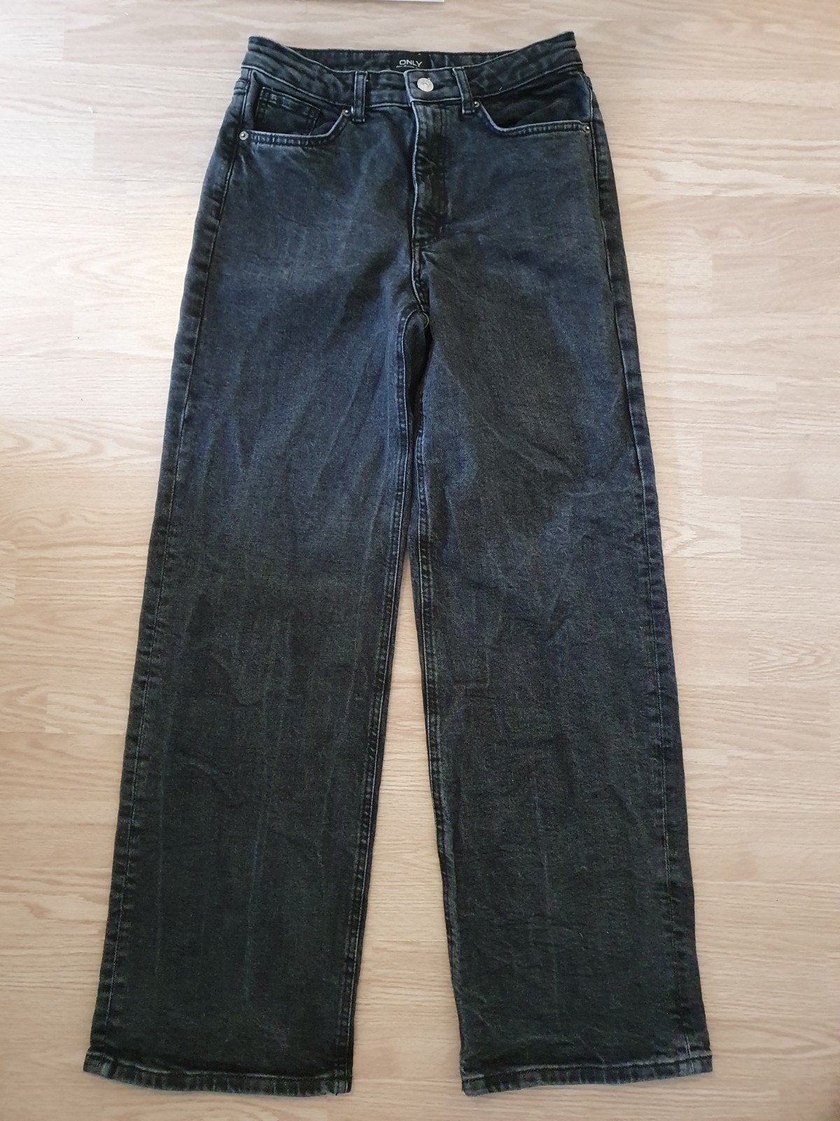 Jeans van Only Juicy Wide Leg, Kleding | Dames, Only, Verzenden, Zwart, Zo goed als nieuw