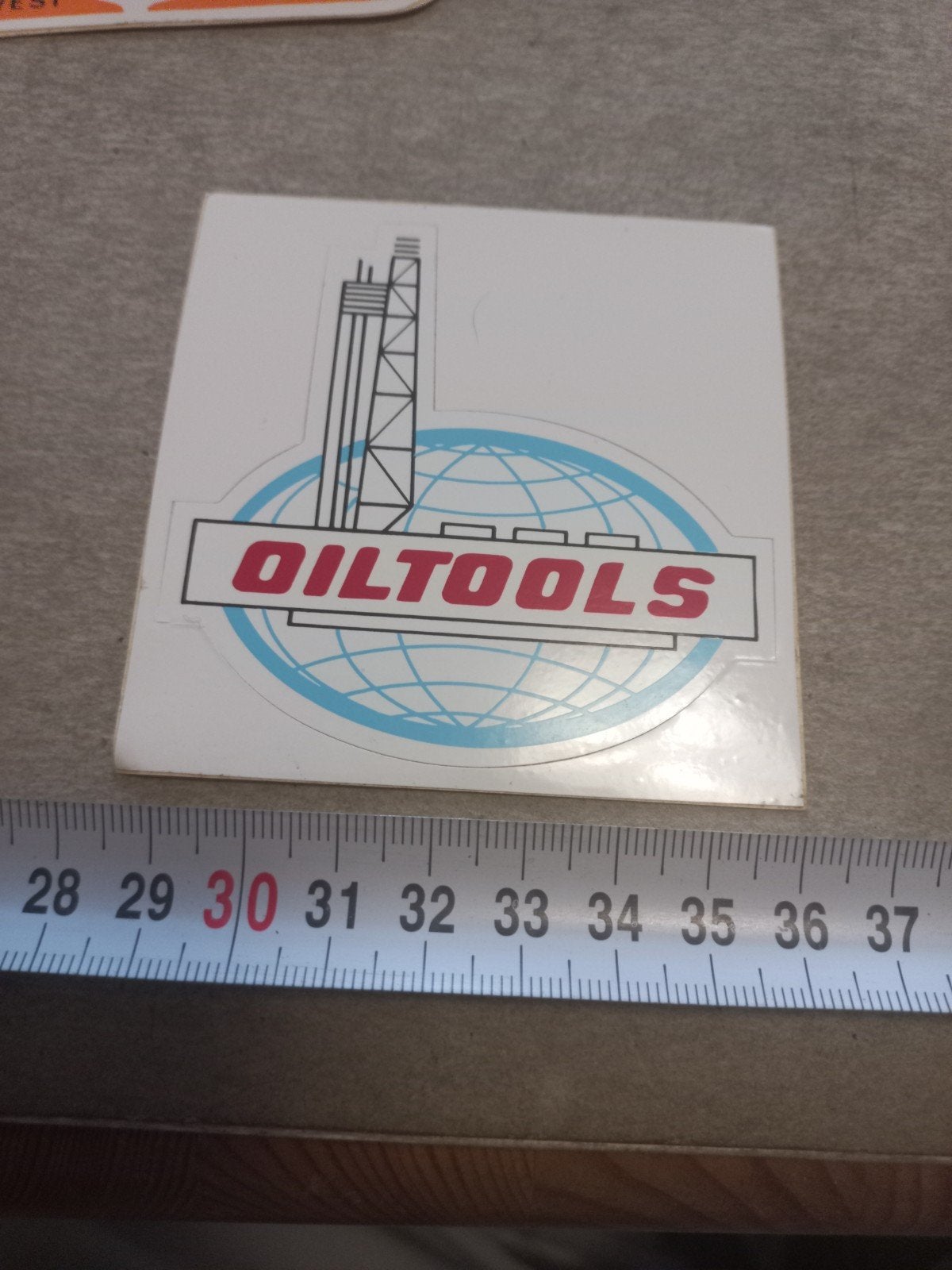 Vintage Oitools Sticker - Olie-industrie verzamelobject, Ophalen of Verzenden, Zo goed als nieuw, Overige typen