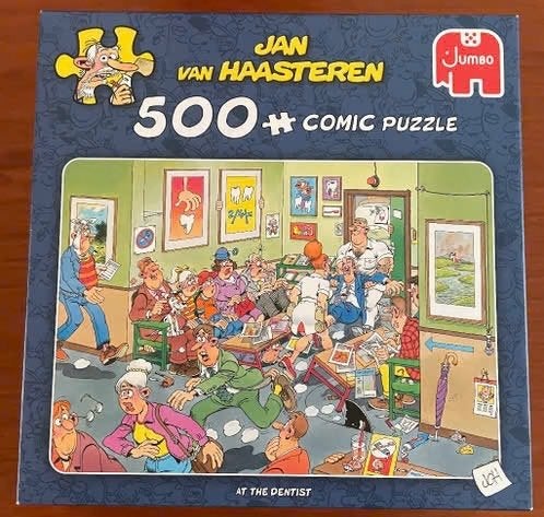 legpuzzel De tandarts 500 stukjes Van Haasteren, Ophalen of Verzenden, 500 t/m 1500 stukjes, Gebruikt, Legpuzzel