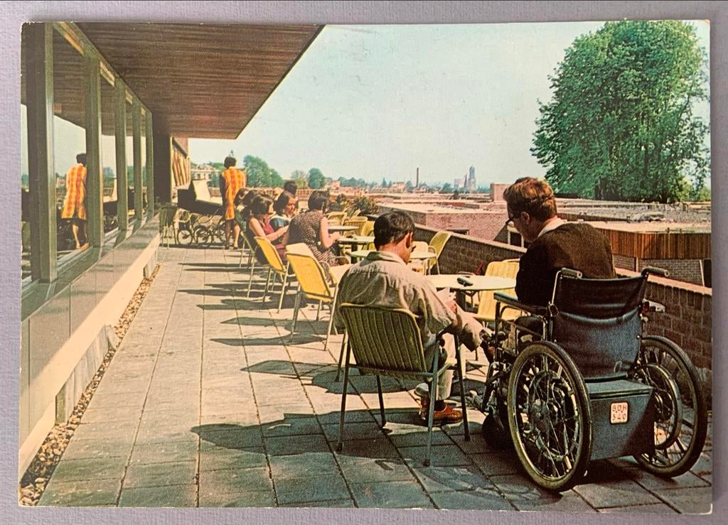 Café-Restaurant "De Sleutel" Het Dorp Arnhem, Ophalen of Verzenden, 1960 tot 1980, Gelopen, Gelderland
