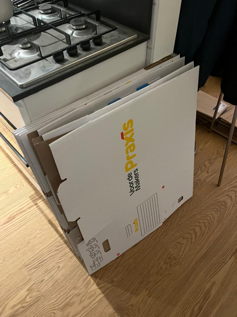 9x moving boxes, Doe-het-zelf en Verbouw, Kratten en Dozen, Ophalen, Doos, Minder dan 40 cm, Nieuw