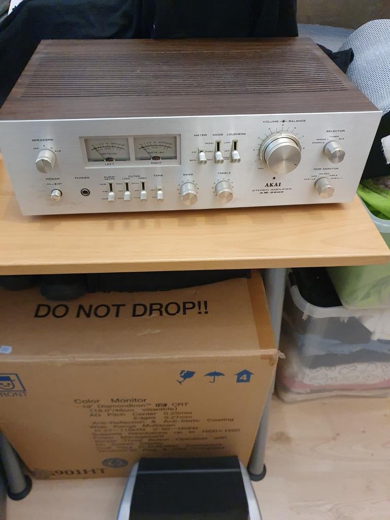 Akai AM-2600 Stereo Geïntegreerde Versterker, Overige merken, Gebruikt, Ophalen of Verzenden, 60 tot 120 watt