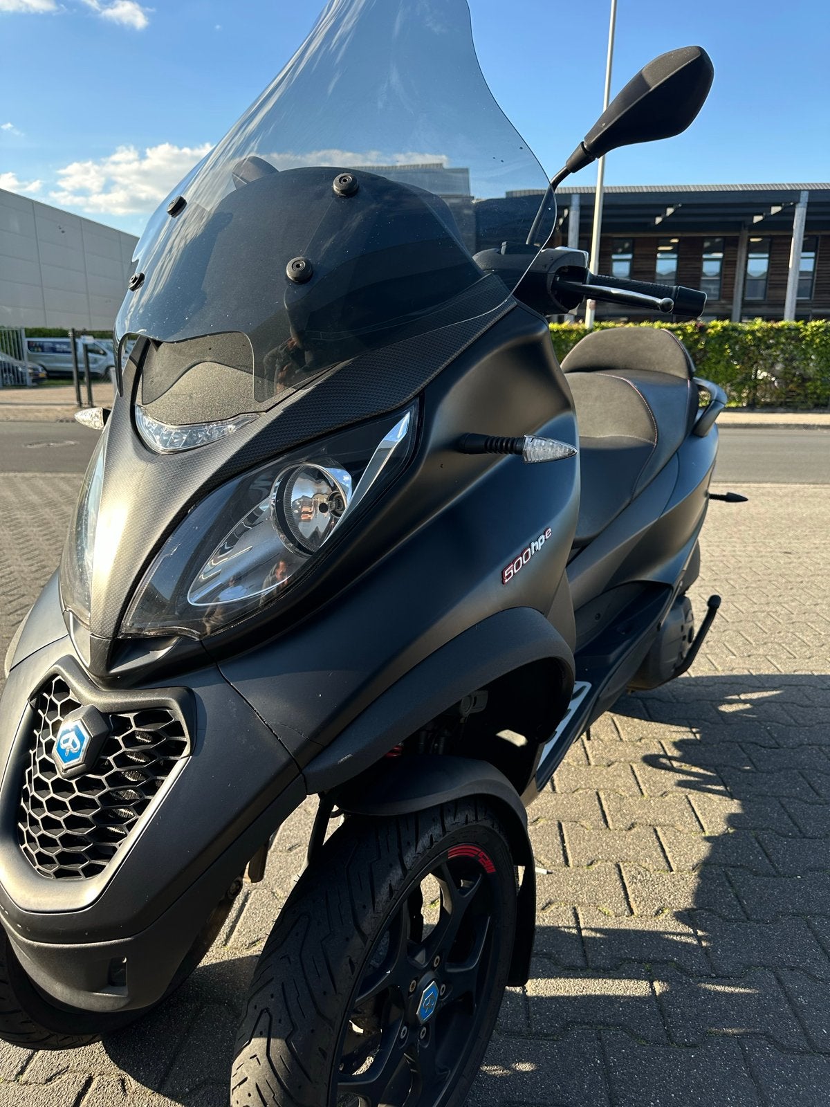 Piaggio MP3 500 2021 Sport met Akrapovic uitlaat ABS ASR, Automaat, Sportuitlaat, 500 cc, Sport