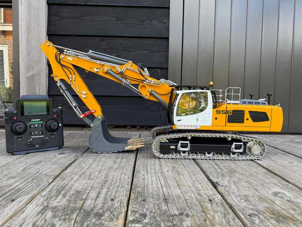 LESU Graafmachine Liebherr R956 Hydraulisch 1:14. Ook Custom, Ophalen of Verzenden, Nieuw, Groter dan 1:32