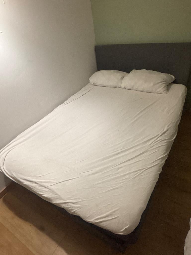 Bed incl matras en kussens, Ophalen, Gebruikt, Tweepersoons, 140 cm