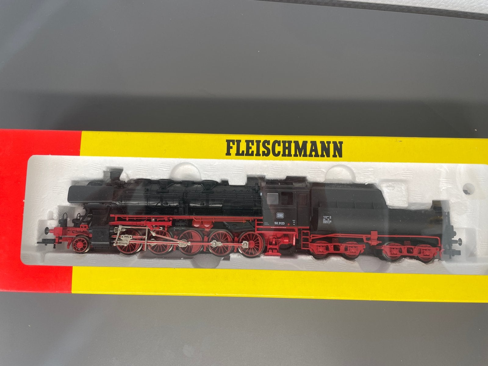 Fleischmann 4176 BR 50 in nieuwstaat, Fleischmann, Ophalen of Verzenden, Zo goed als nieuw, Gelijkstroom