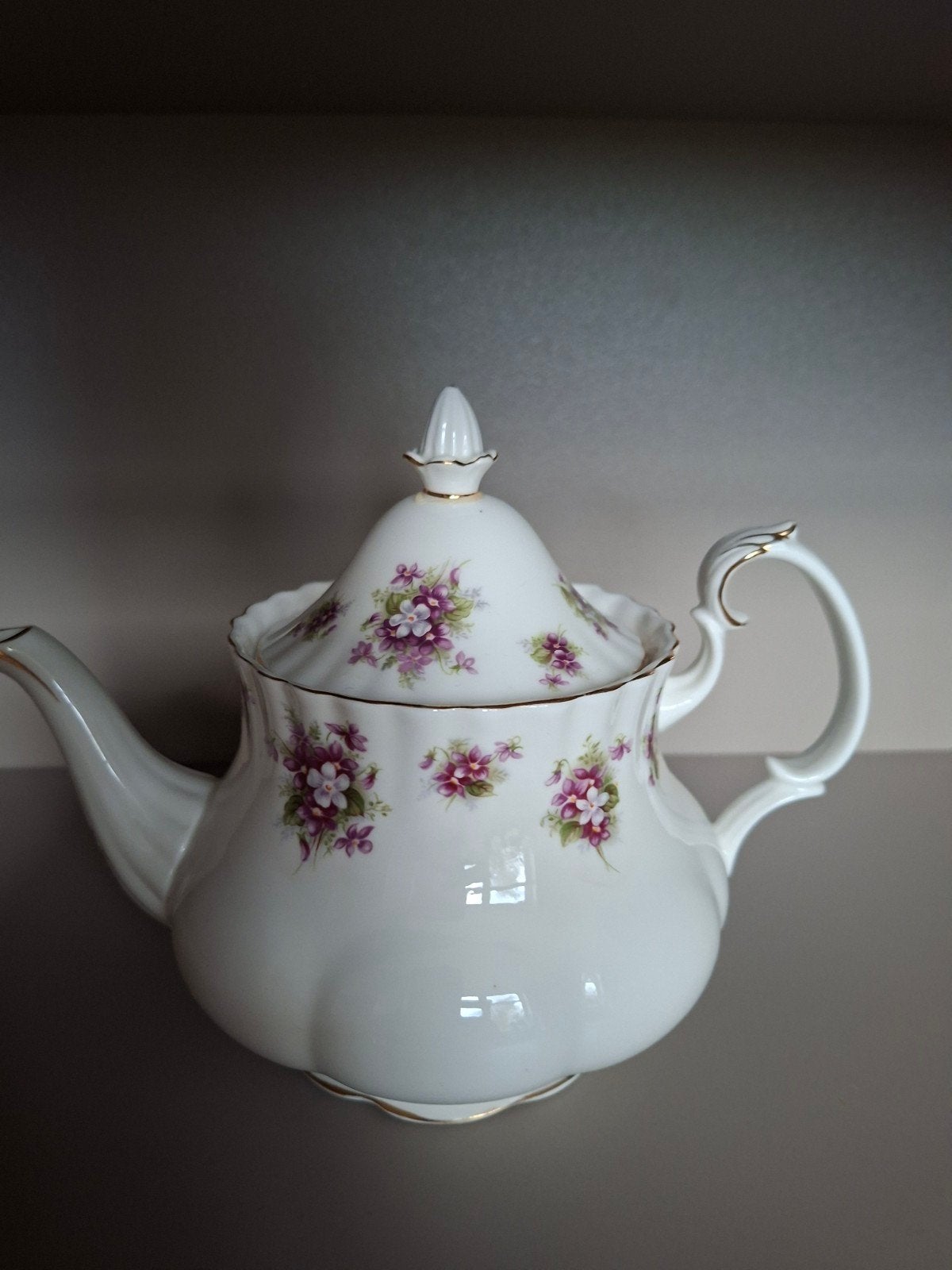 Royal Albert Sweet violets theepot, Ophalen of Verzenden