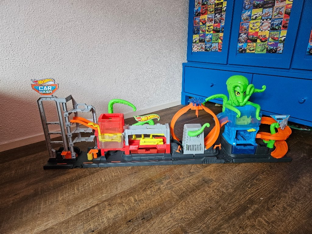 Hot Wheels City - Ultimate Octo Carwash, Ophalen, Gebruikt, Jongen of Meisje
