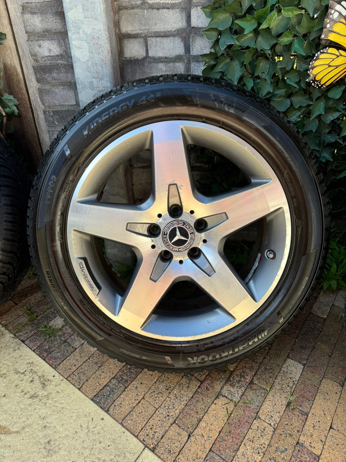 Mercedes AMG Velgen, Auto-onderdelen, Banden en Velgen, Ophalen, 18 inch, Gebruikt, Velg(en)