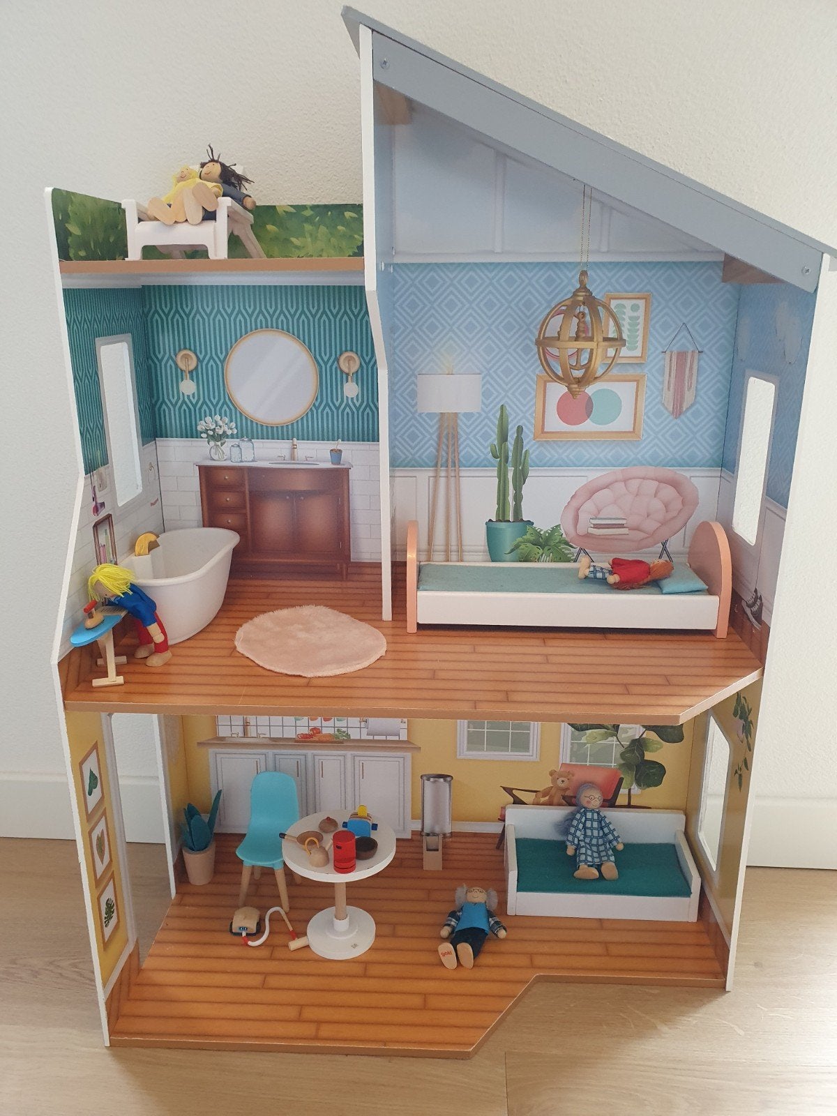 Kidkraft Poppenhuis - Modern en Compleet, Ophalen, Zo goed als nieuw, Poppenhuis