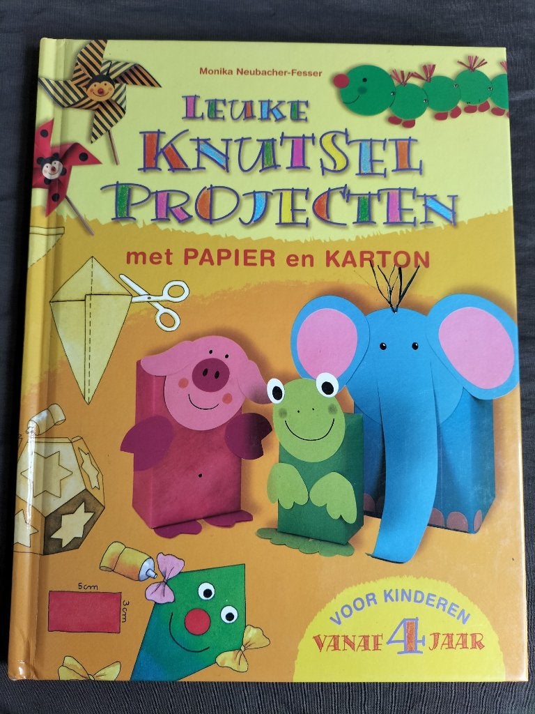 Leuke knutselprojecten met papier en karton, Non-fictie, Jongen of Meisje, Ophalen of Verzenden, Zo goed als nieuw