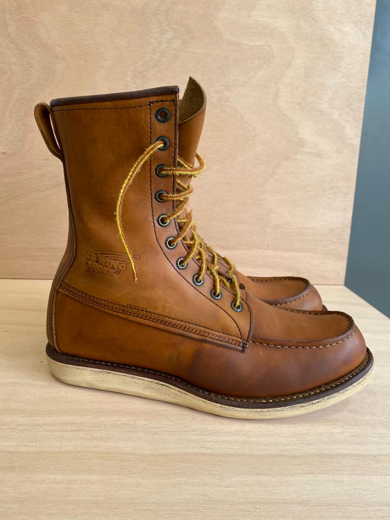 Red Wing 877 8inch moc toe Oro-Iginal US9D/42, Kleding | Heren, Schoenen, Bruin, Boots, Ophalen of Verzenden, Gedragen
