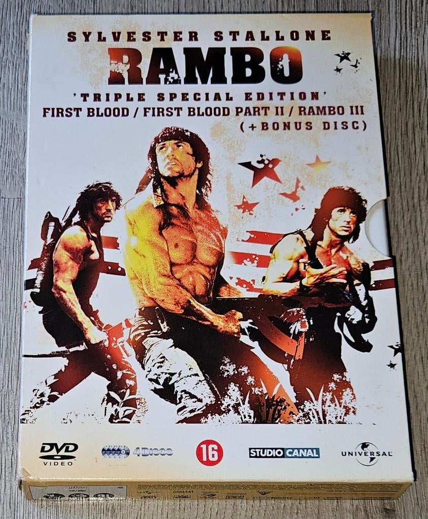 Rambo - Triple Special Edition DVD Boxset, Ophalen of Verzenden