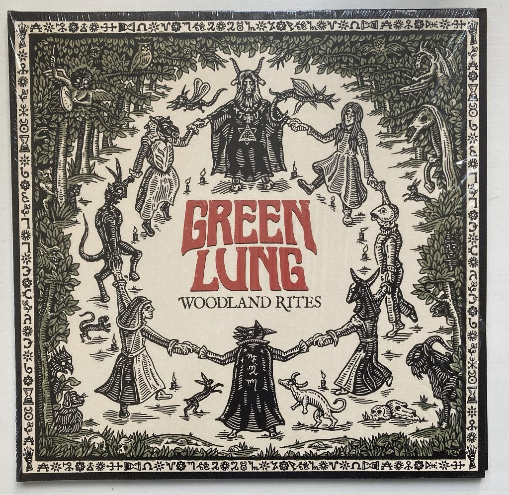 Green Lung – Woodland Rites LP green marbled vinyl, 111 ex., Ophalen of Verzenden, 2010 - 2019, Nieuw in verpakking, 12 inch
