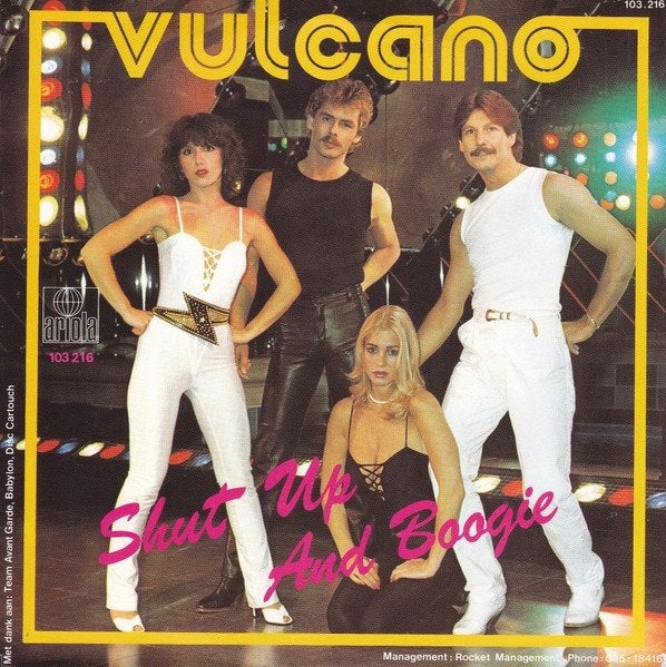 Vulcano - Shut Up and Boogie (Single), Gebruikt, 7 inch, Pop, Fotohoes