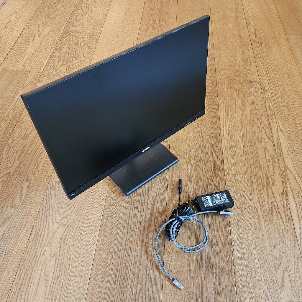 Philips monitor 24 inch QHD 2560x1440 75Hz, Computers en Software, Monitoren, Zo goed als nieuw, 61 t/m 100 Hz, DisplayPort, HDMI