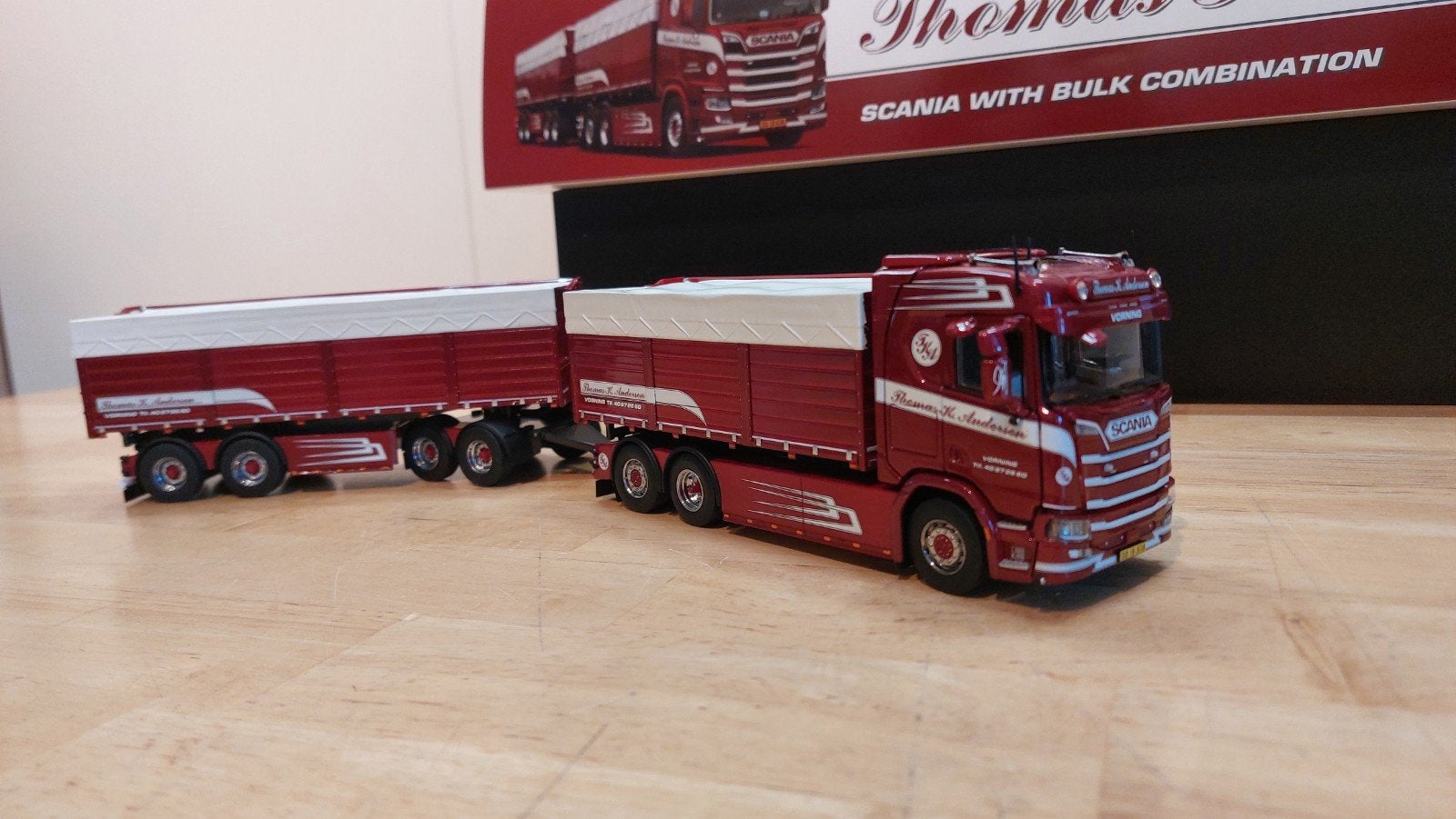 scania. Thomas K. Andersen  DK, Hobby en Vrije tijd, Ophalen of Verzenden, Zo goed als nieuw, Bus of Vrachtwagen, Tekno