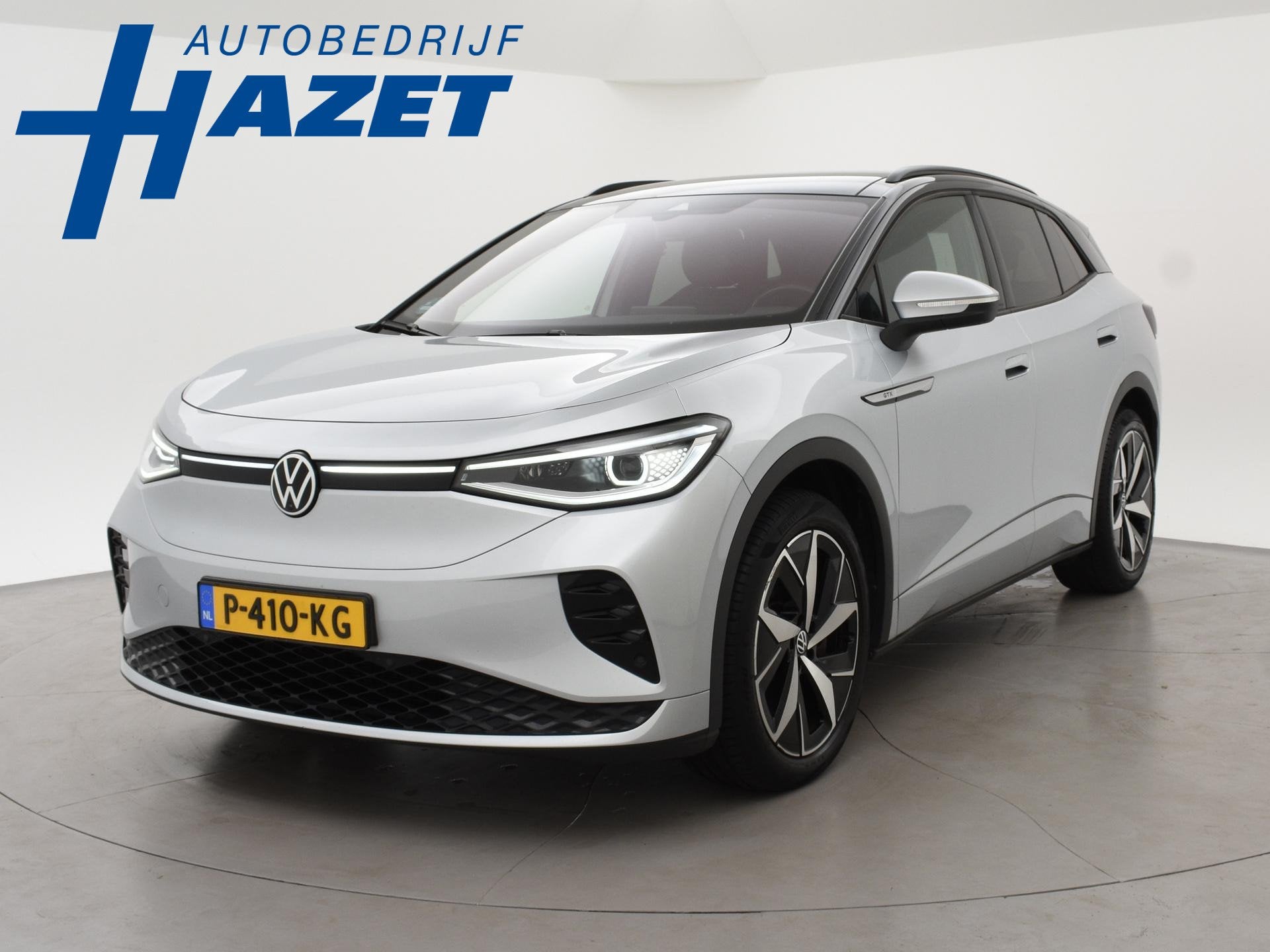 Volkswagen ID.4 GTX 4MOTION 77 kWh 300 PK + PANORAMA | 360 C, Stof, Gebruikt, 2124 kg, 33 min