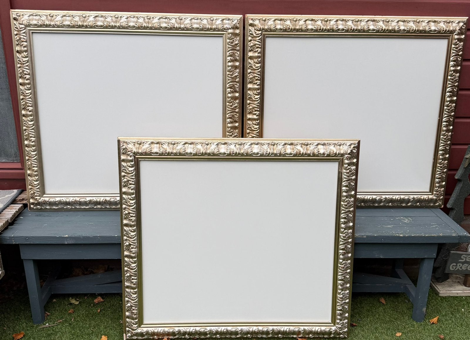 Schilderij/foto lijsten 3 stuks, Ophalen, Schilderijlijst, Met glas, Zo goed als nieuw