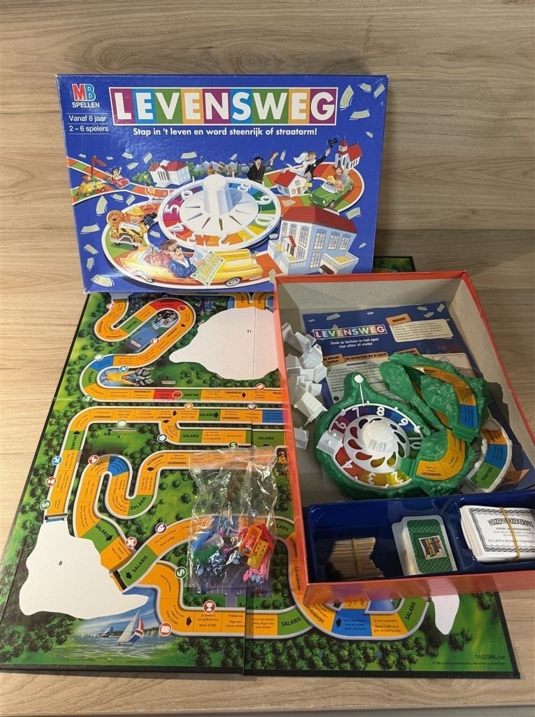Levensweg - s6171, Hobby en Vrije tijd, Gezelschapsspellen | Bordspellen, Verzenden, Zo goed als nieuw