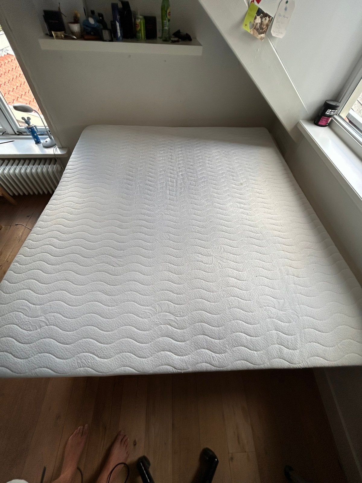 Gratis Topper 180x200 AloeVera (zachtschuim), Ophalen, Gebruikt, Tweepersoons, Matras