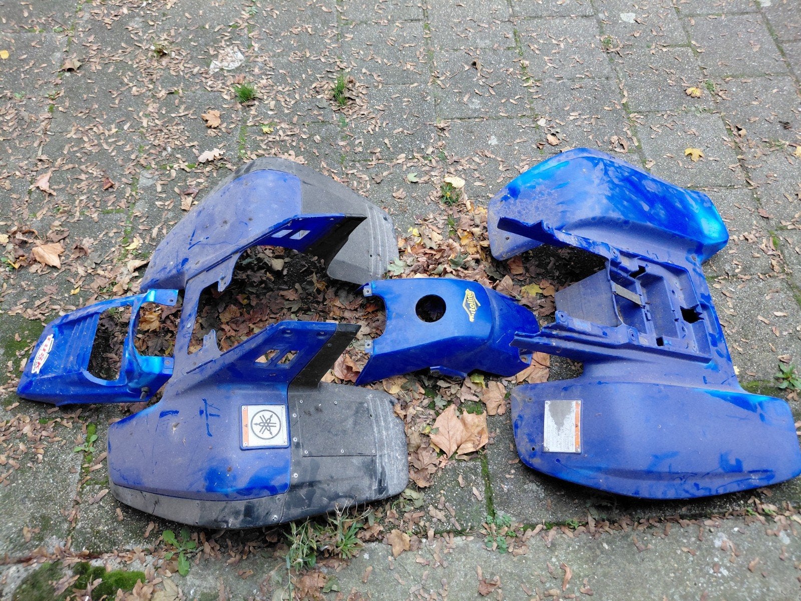 yamaha warrior/raptor  350 cc kappen set, Ophalen, Gebruikt