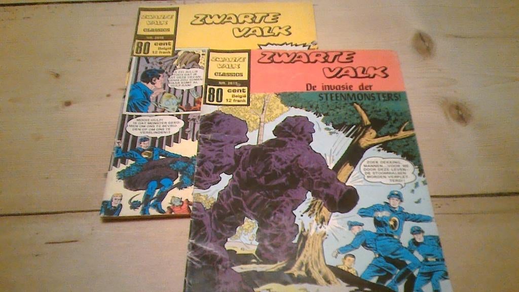 Zwarte Valk, Eén comic, Verzenden, Gelezen, Amerika
